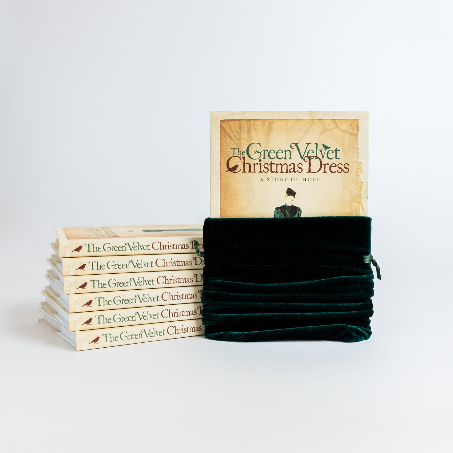 The Green Velvet Christmas Dress – Signed and in a Velvet Sleeve