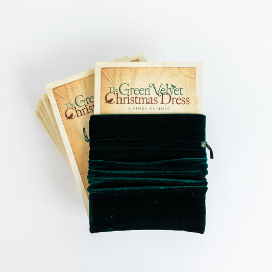 The Green Velvet Christmas Dress – Signed and in a Velvet Sleeve