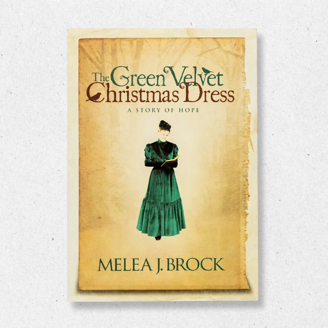 The Green Velvet Christmas Dress