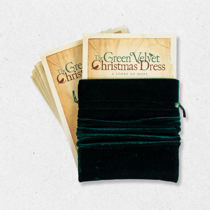 The Green Velvet Christmas Dress – Numbered, Signed and in a Velvet Sleeve